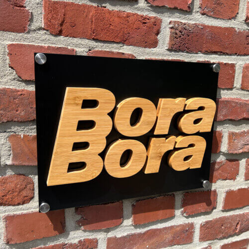 Bora Bora 2 Schild