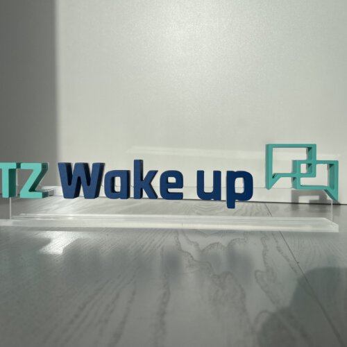 TZ Wake Up Aufsteller